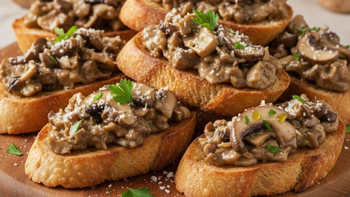 crostini ai funghi porcini