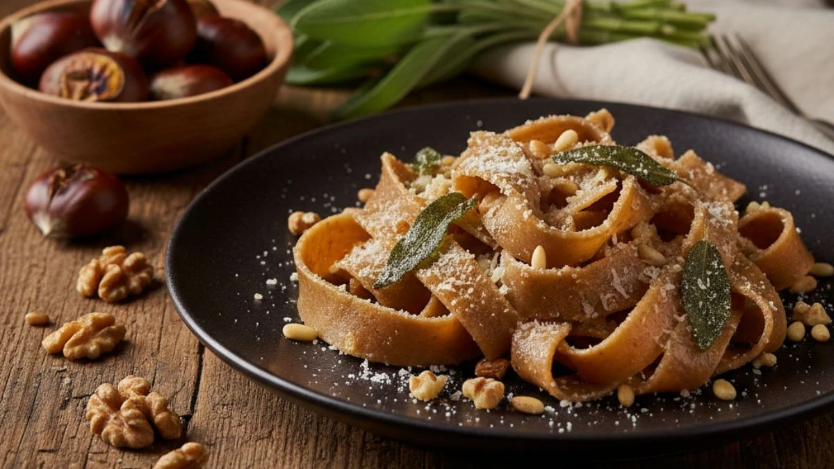 Pappardelle alla farina di castagne
